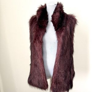 Faux fur vest